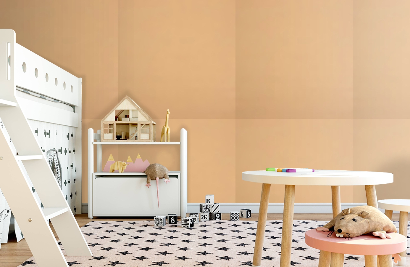 Обои 8004 фото в интерьере детская Обои 8004 фото в интерьере детская