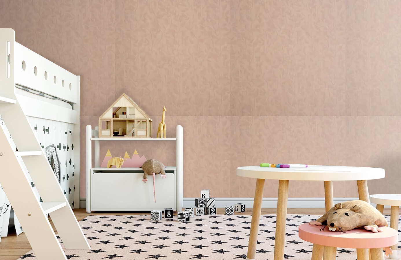 Обои 8023 фото в интерьере детская Обои 8023 фото в интерьере детская