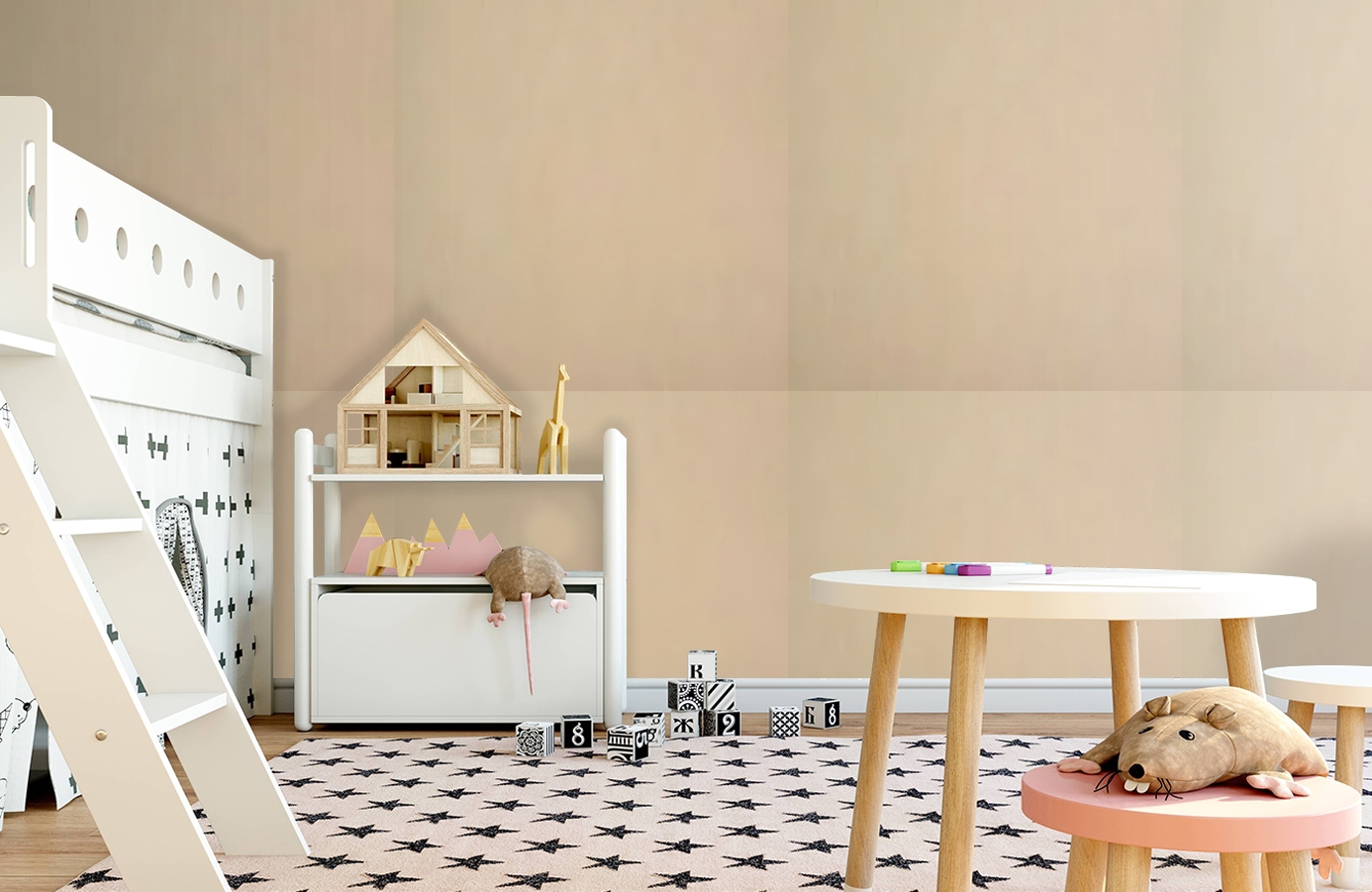 Обои 8030 фото в интерьере детская