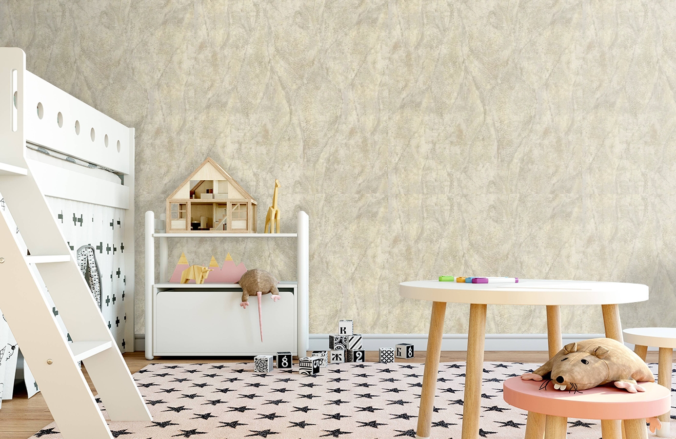 Обои 72887 фото в интерьере детская