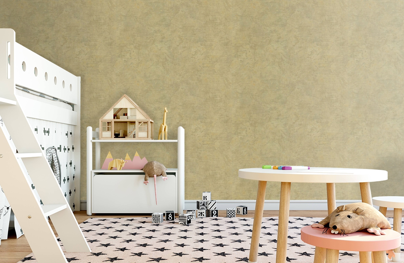 Обои 81516 фото в интерьере детская