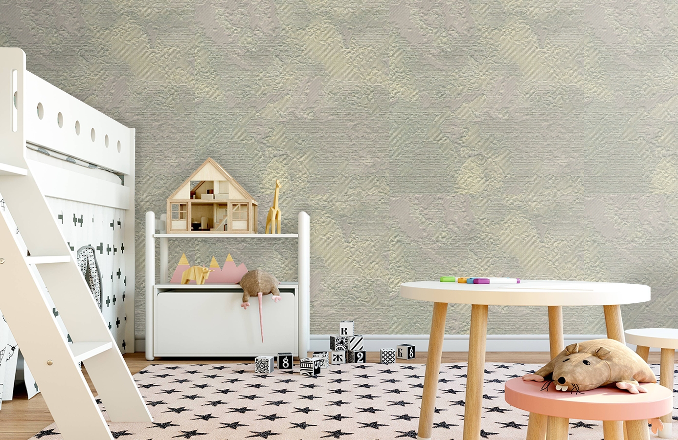 Обои 81550 фото в интерьере детская