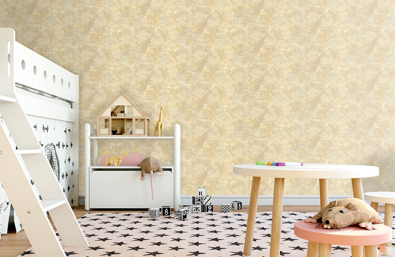 Обои 81573 фото в интерьере детская