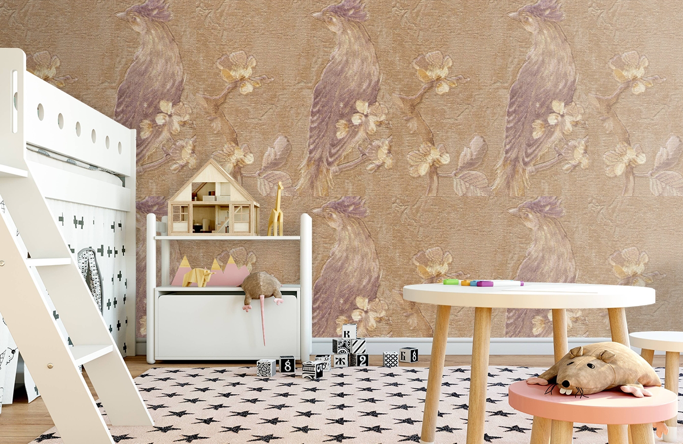 Обои 81655 фото в интерьере детская