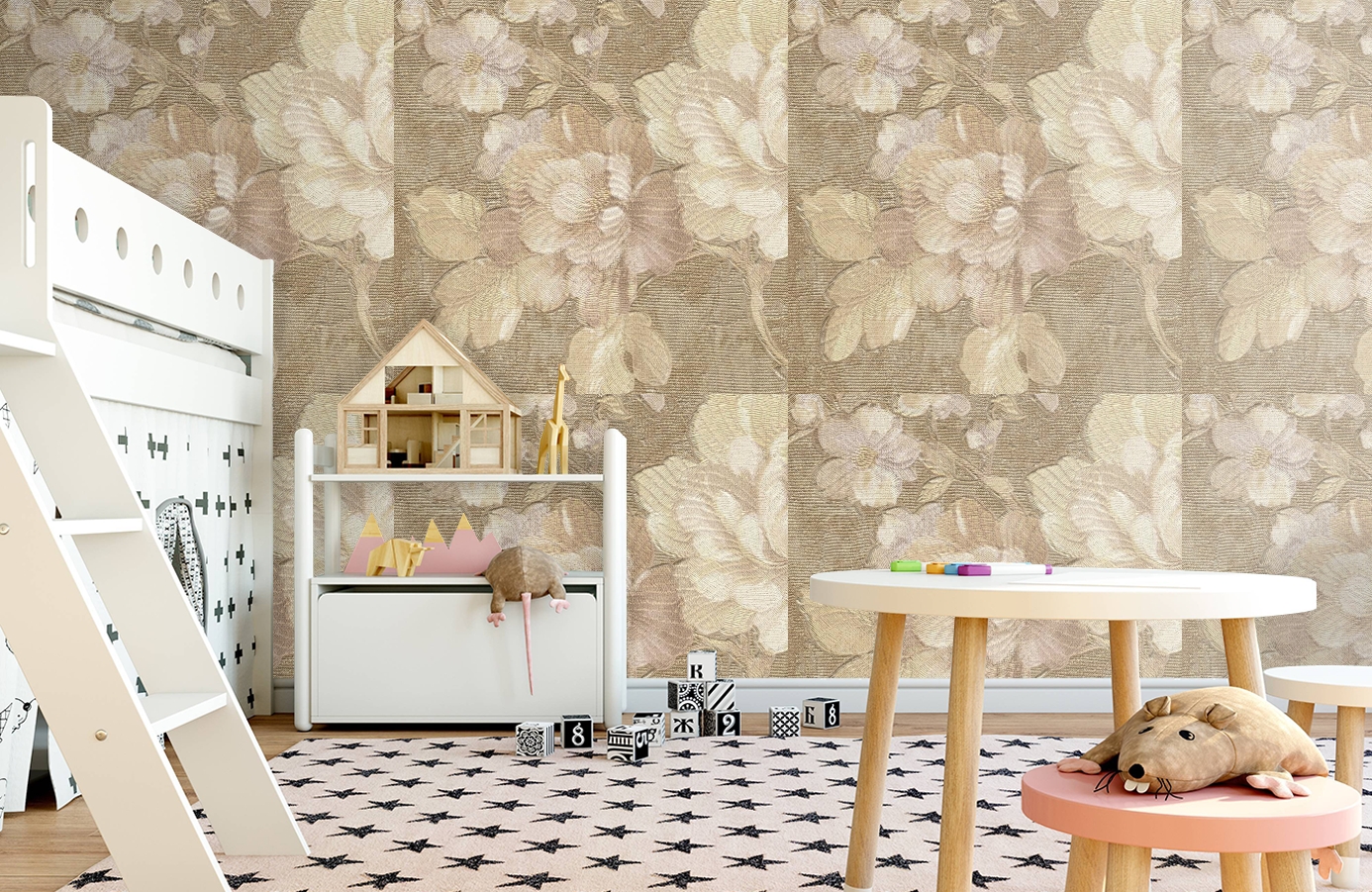 Обои 81660 фото в интерьере детская