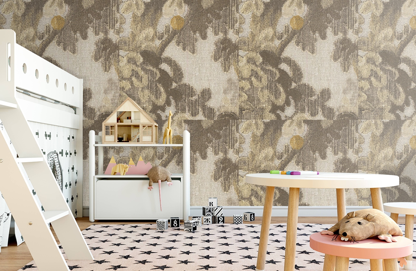 Обои 81725 фото в интерьере детская