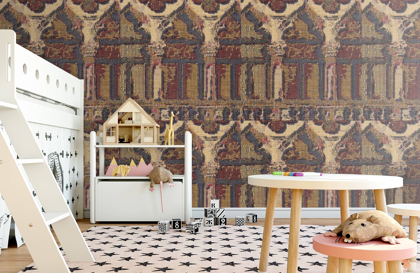 Обои 81730 фото в интерьере детская