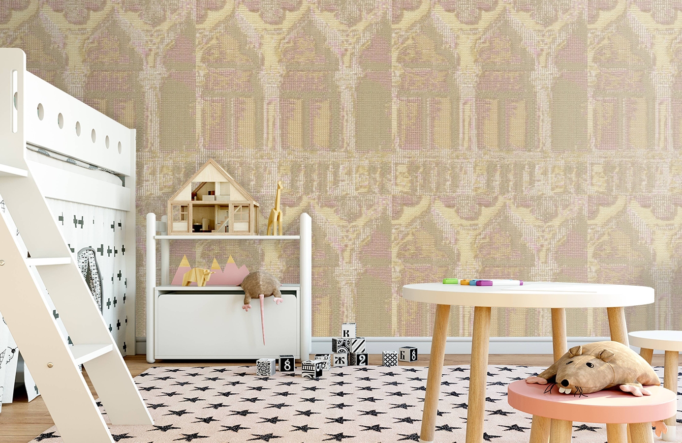 Обои 81735 фото в интерьере детская