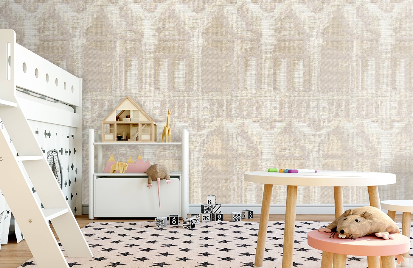 Обои 81737 фото в интерьере детская