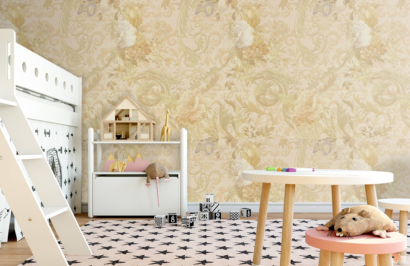 Обои 81819 фото в интерьере детская