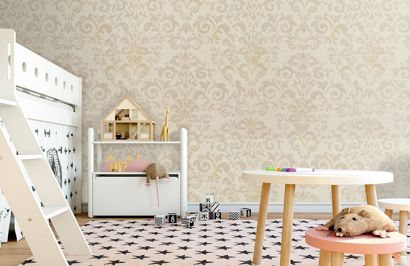 Обои 81840 фото в интерьере детская