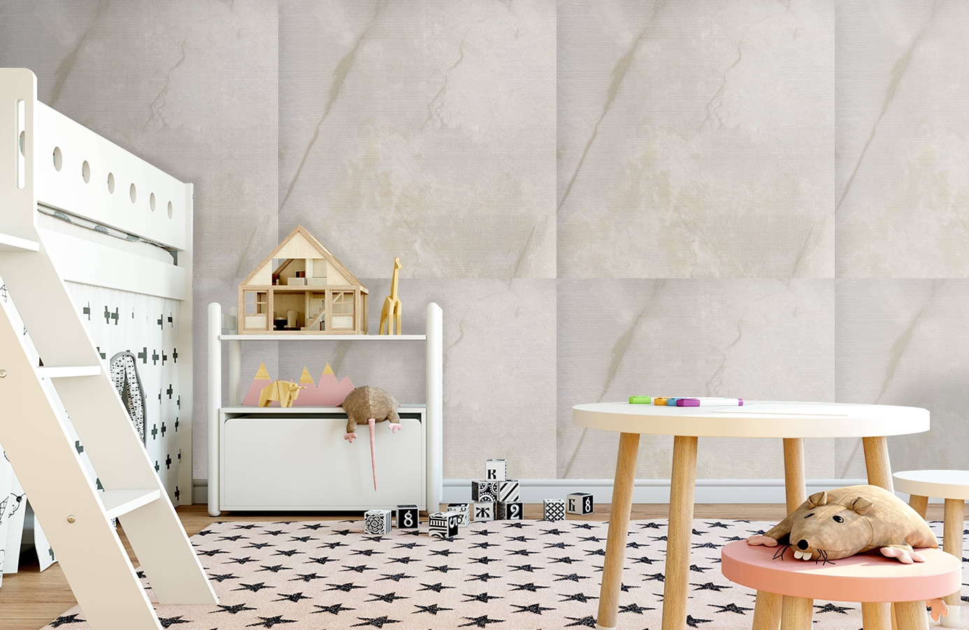 Обои 82217 фото в интерьере детская