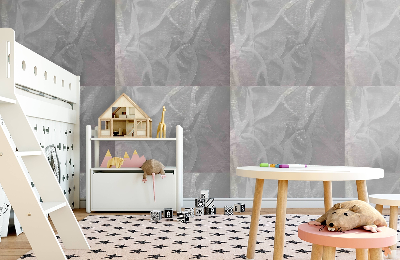 Обои 82423 фото в интерьере детская