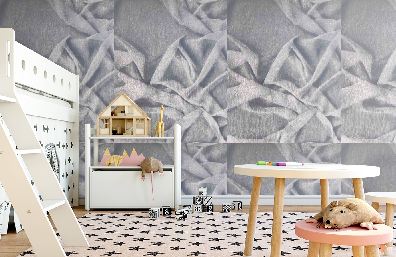 Обои 82425 фото в интерьере детская