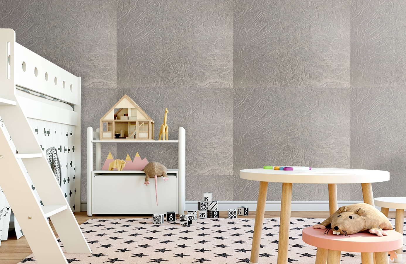 Обои 82446 фото в интерьере детская