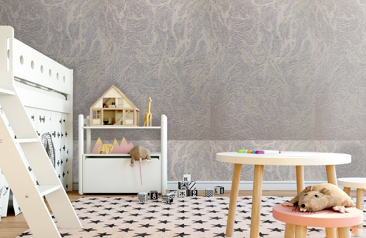 Обои 82447 фото в интерьере детская