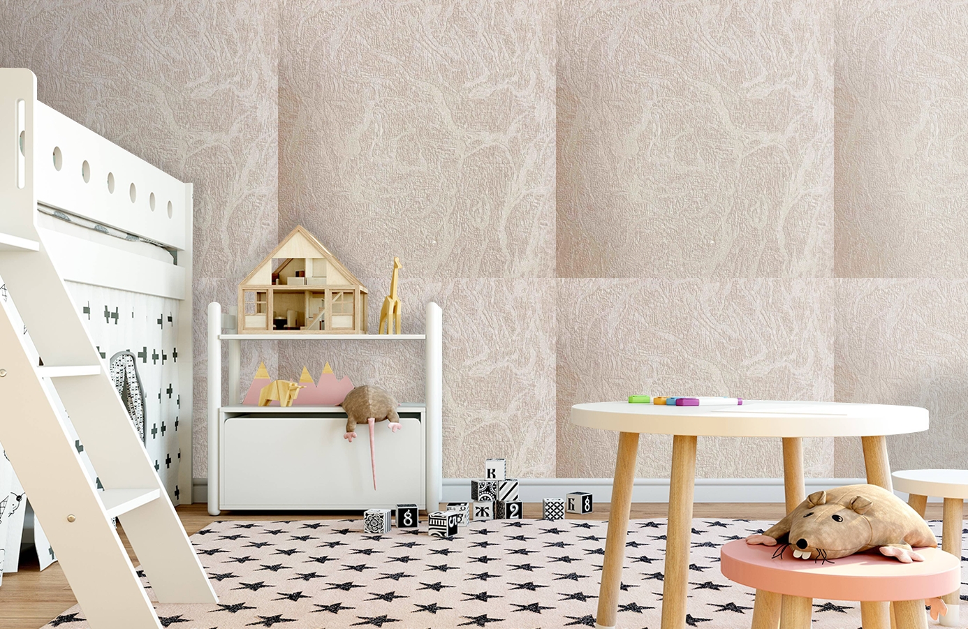 Обои 82449 фото в интерьере детская