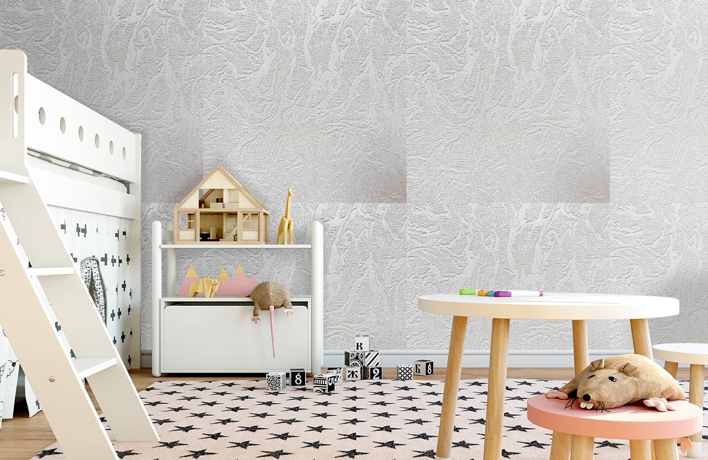 Обои 82452 фото в интерьере детская