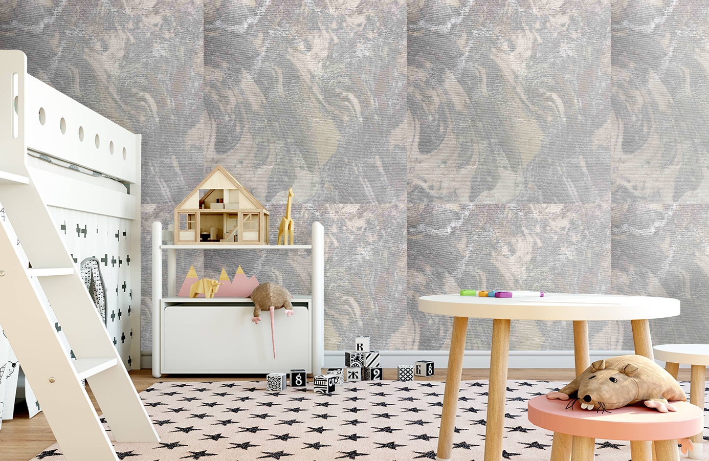 Обои 82458 фото в интерьере детская