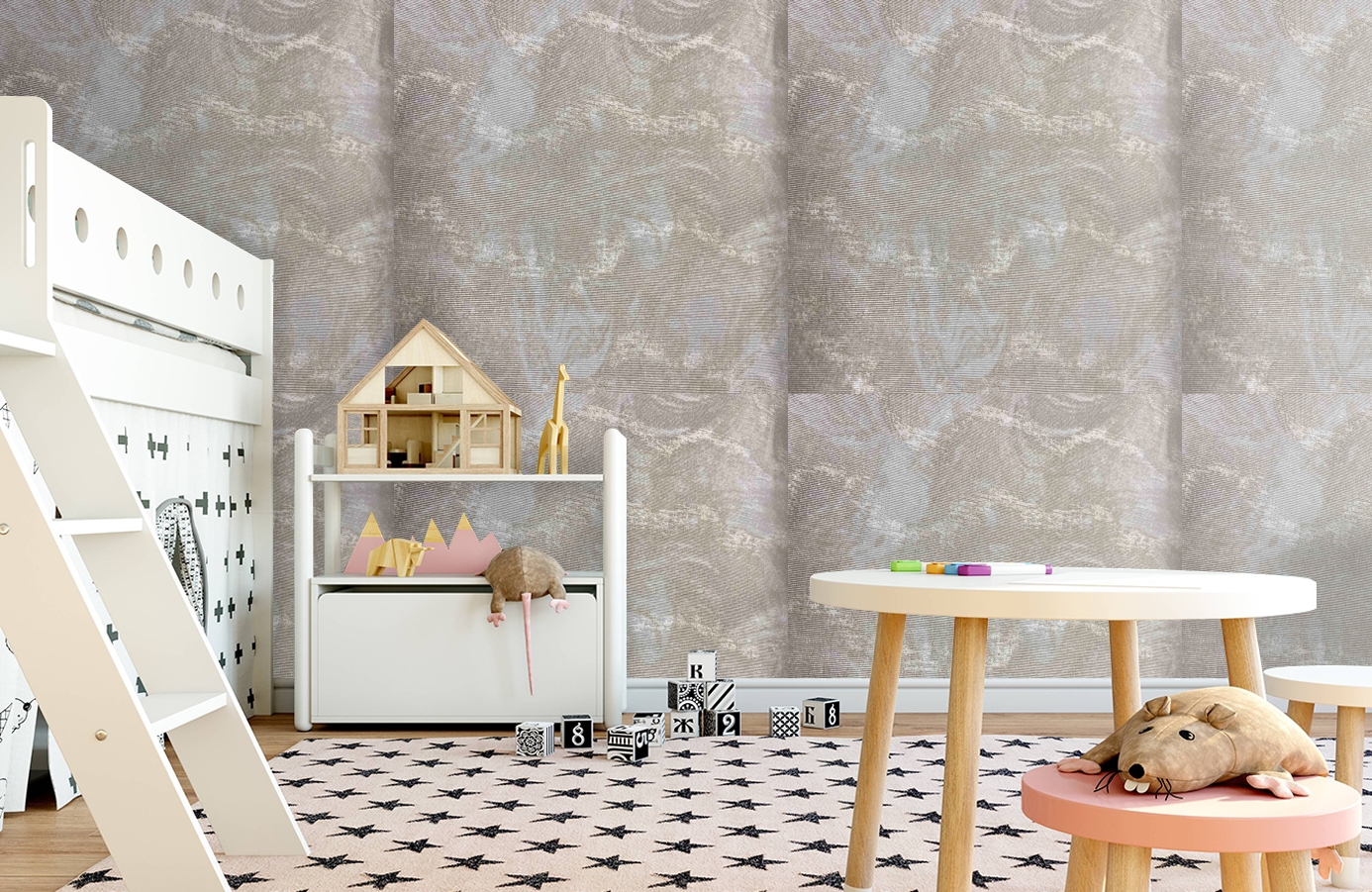 Обои 82469 фото в интерьере детская