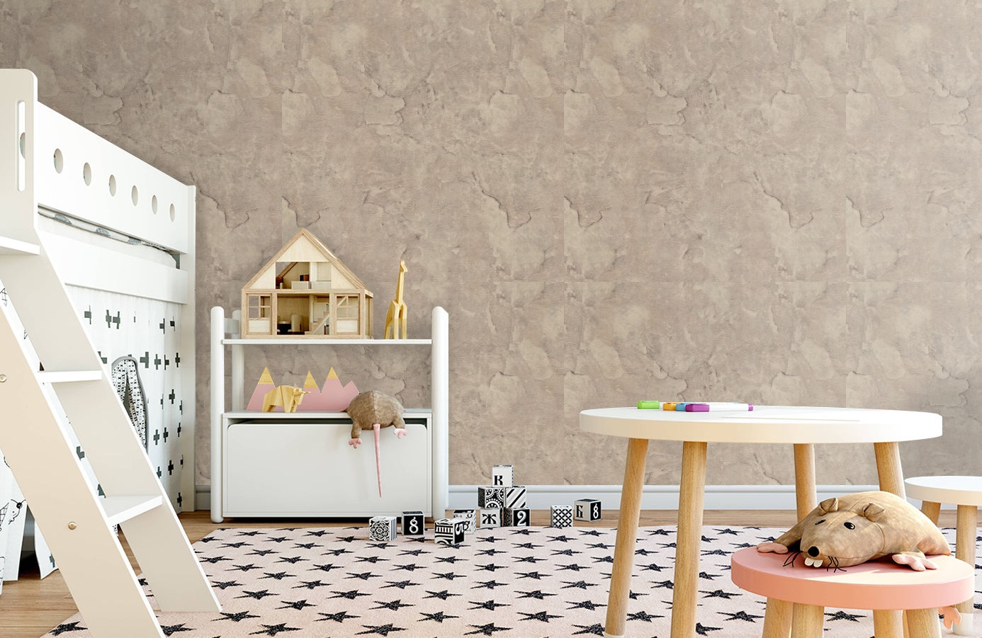 Обои 82659 фото в интерьере детская