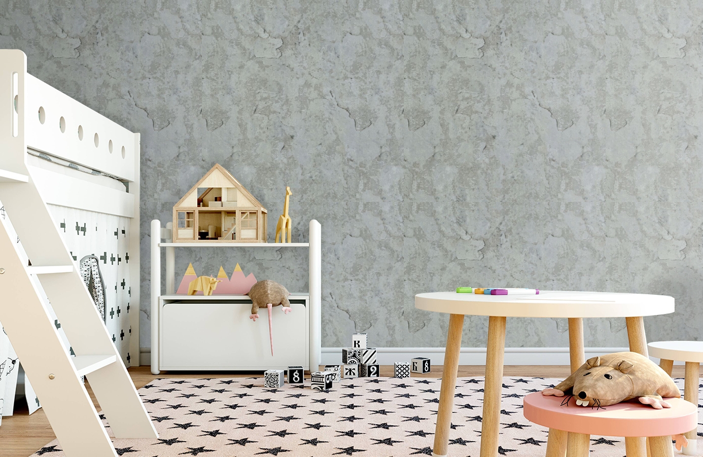 Обои 82661 фото в интерьере детская