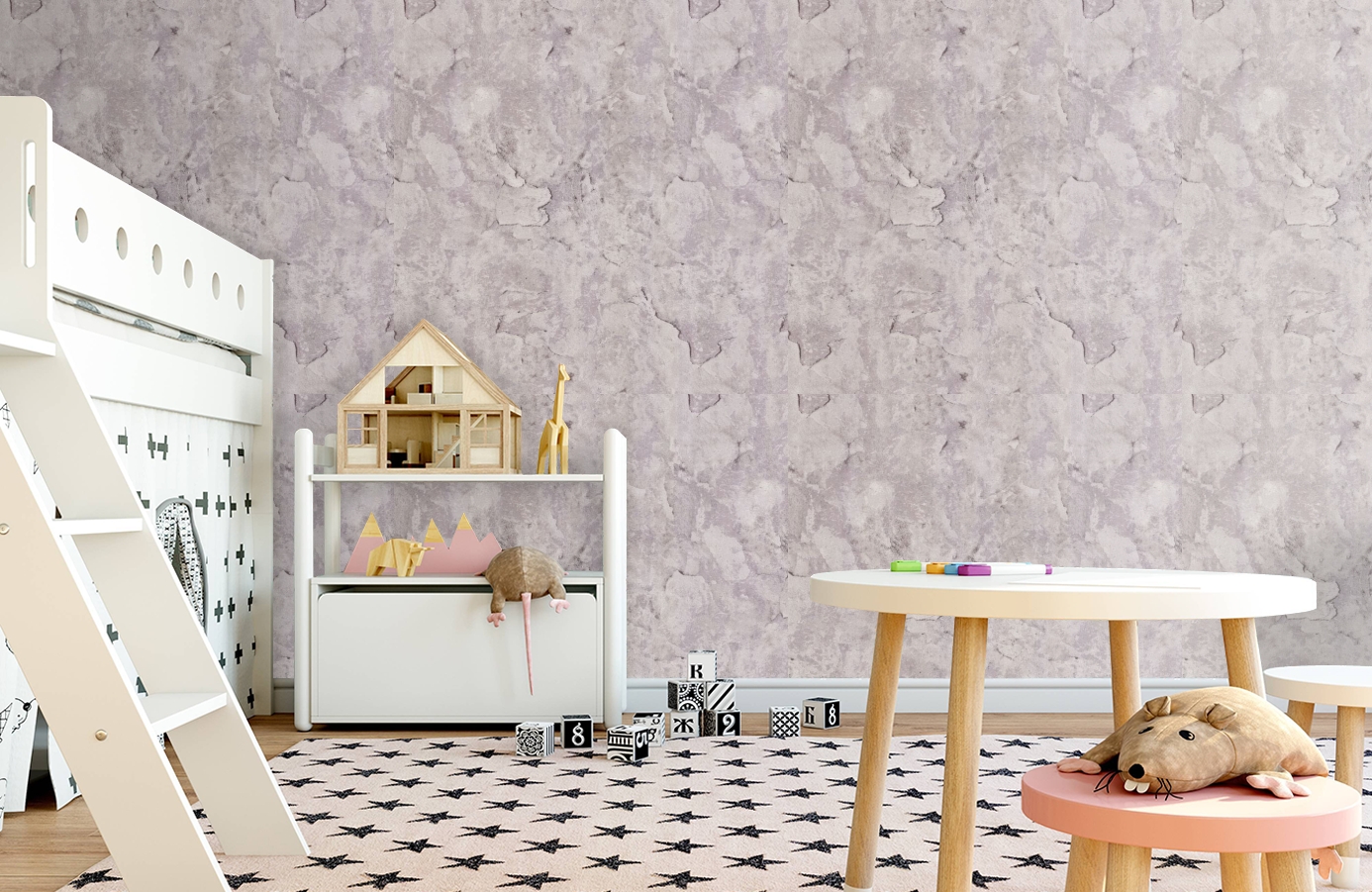 Обои 82662 фото в интерьере детская