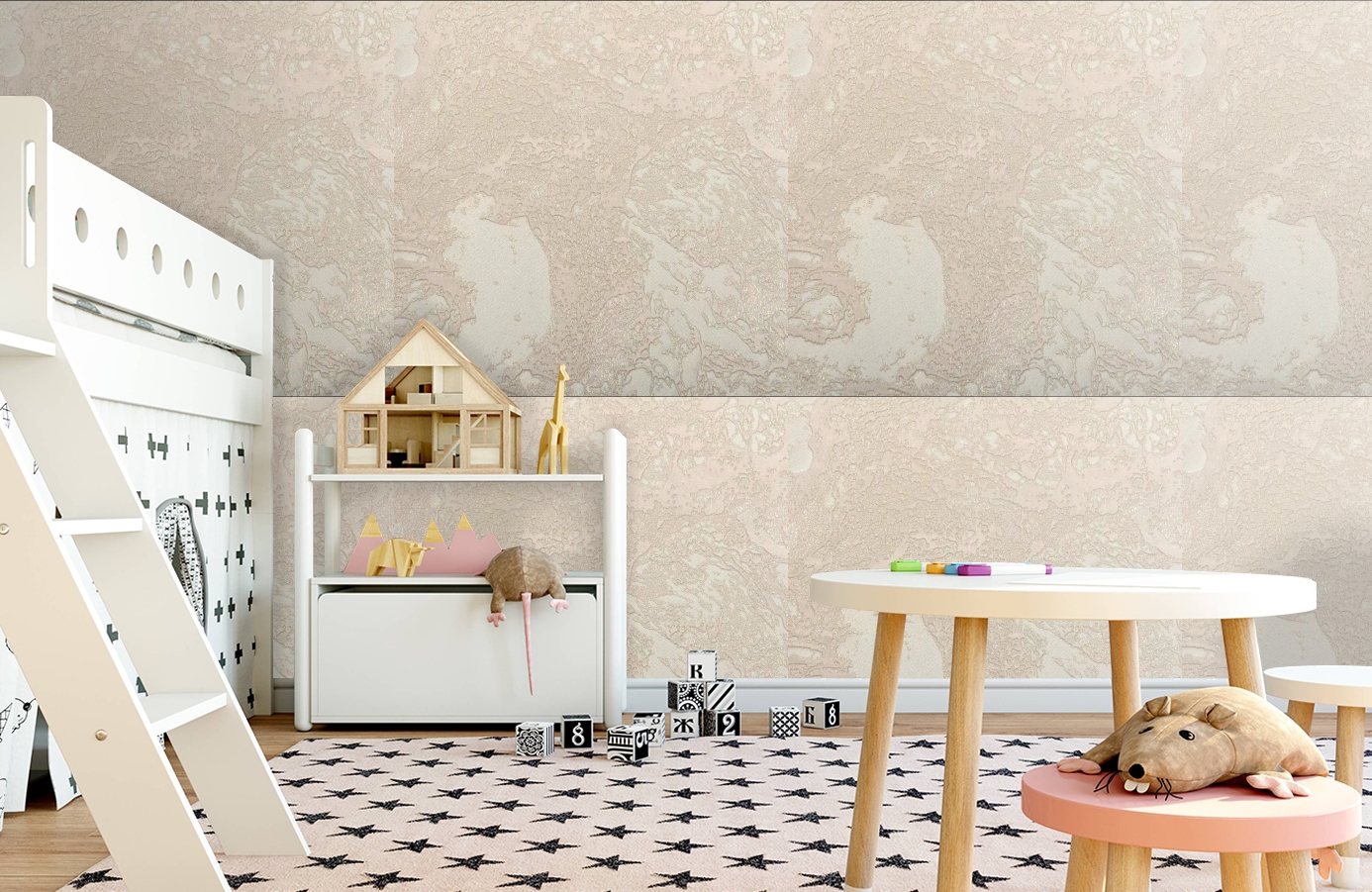 Обои 82696 фото в интерьере детская