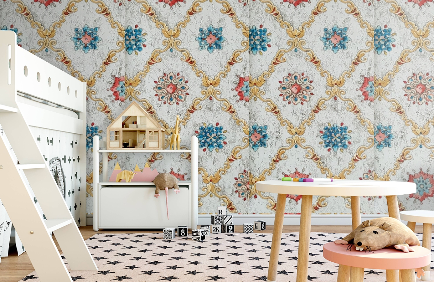 Обои 82818 фото в интерьере детская
