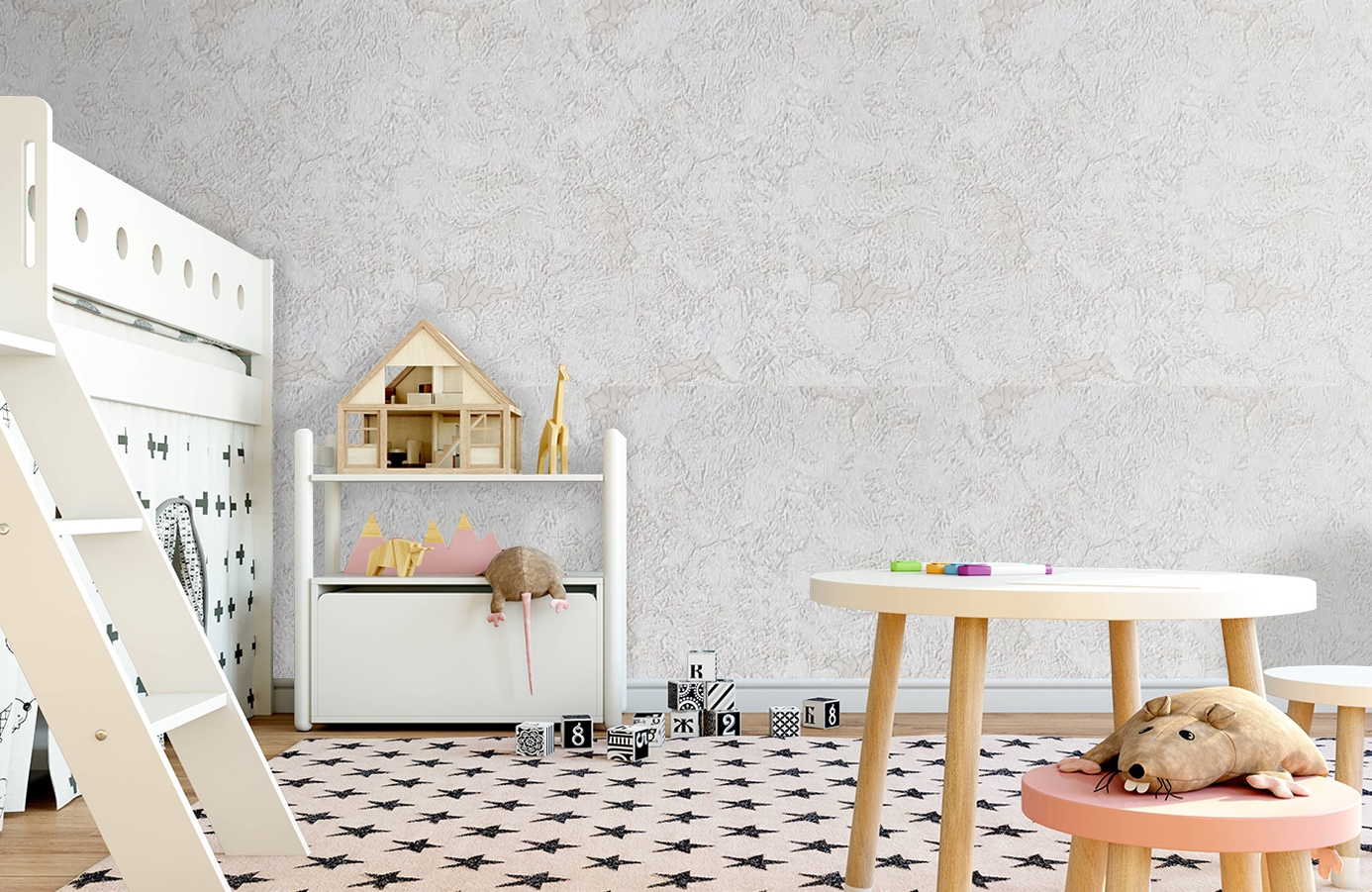 Обои 82847 фото в интерьере детская