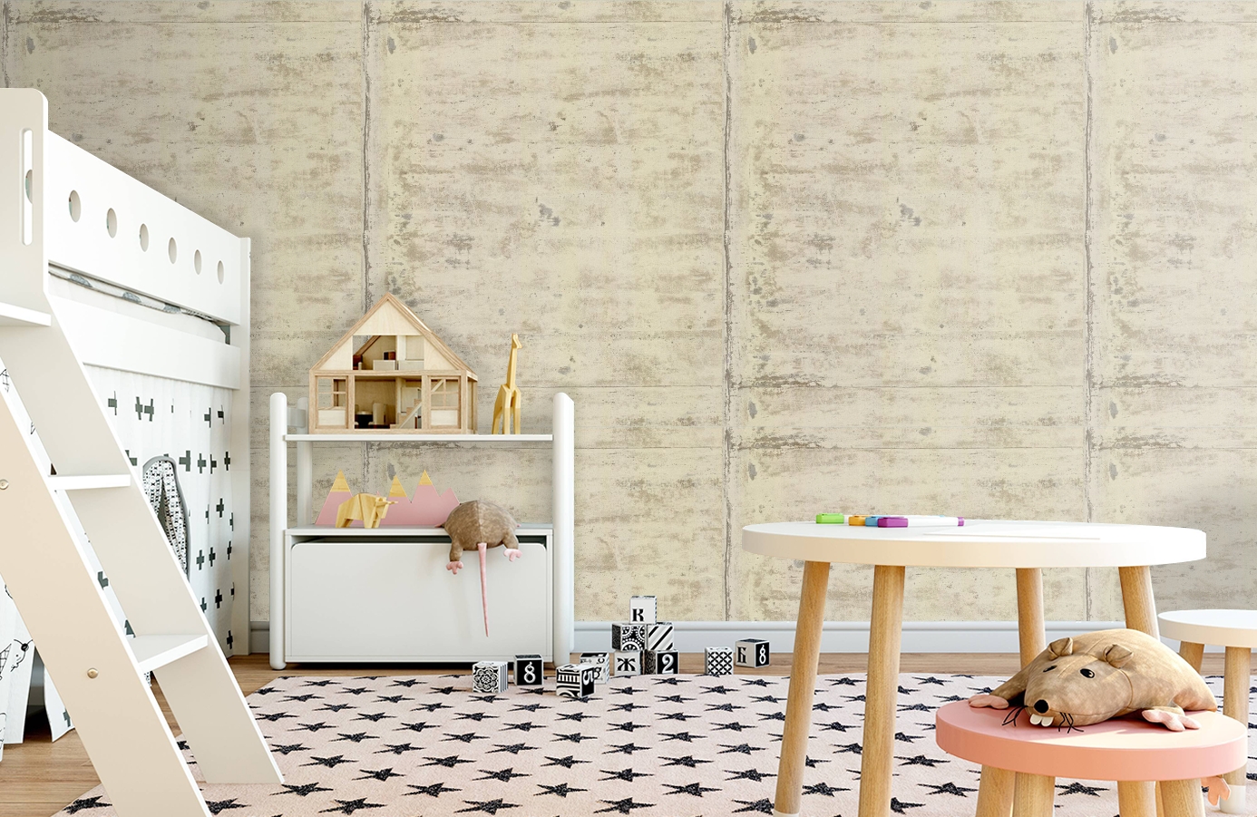 Обои 83258 фото в интерьере детская