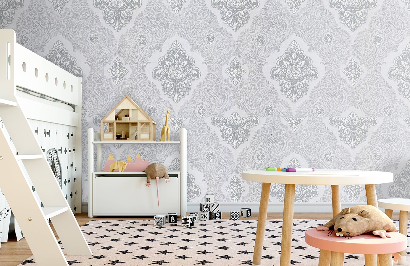 Обои 83413 фото в интерьере детская