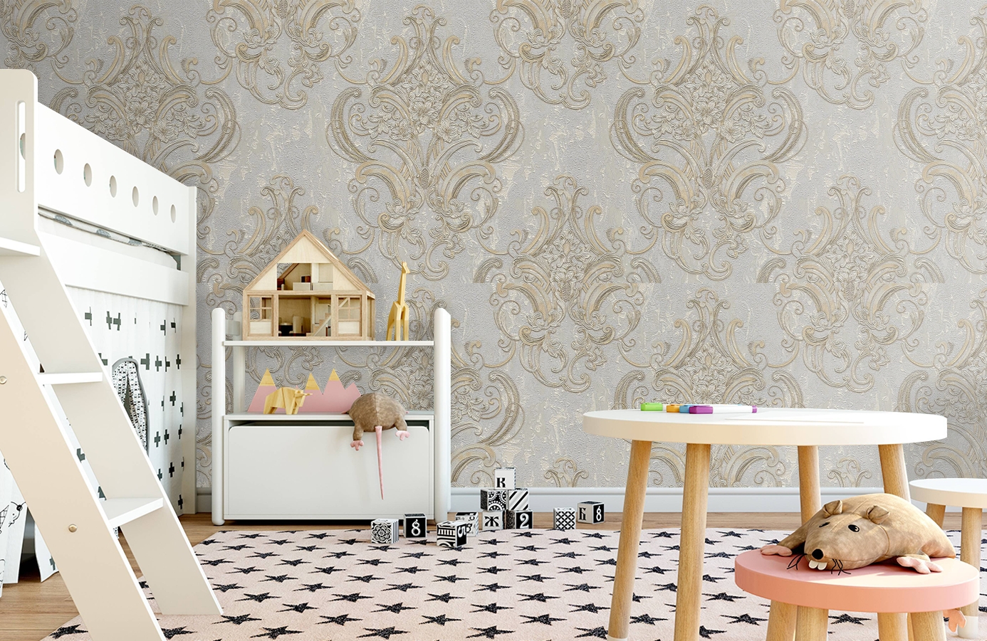 Обои 83418 фото в интерьере детская