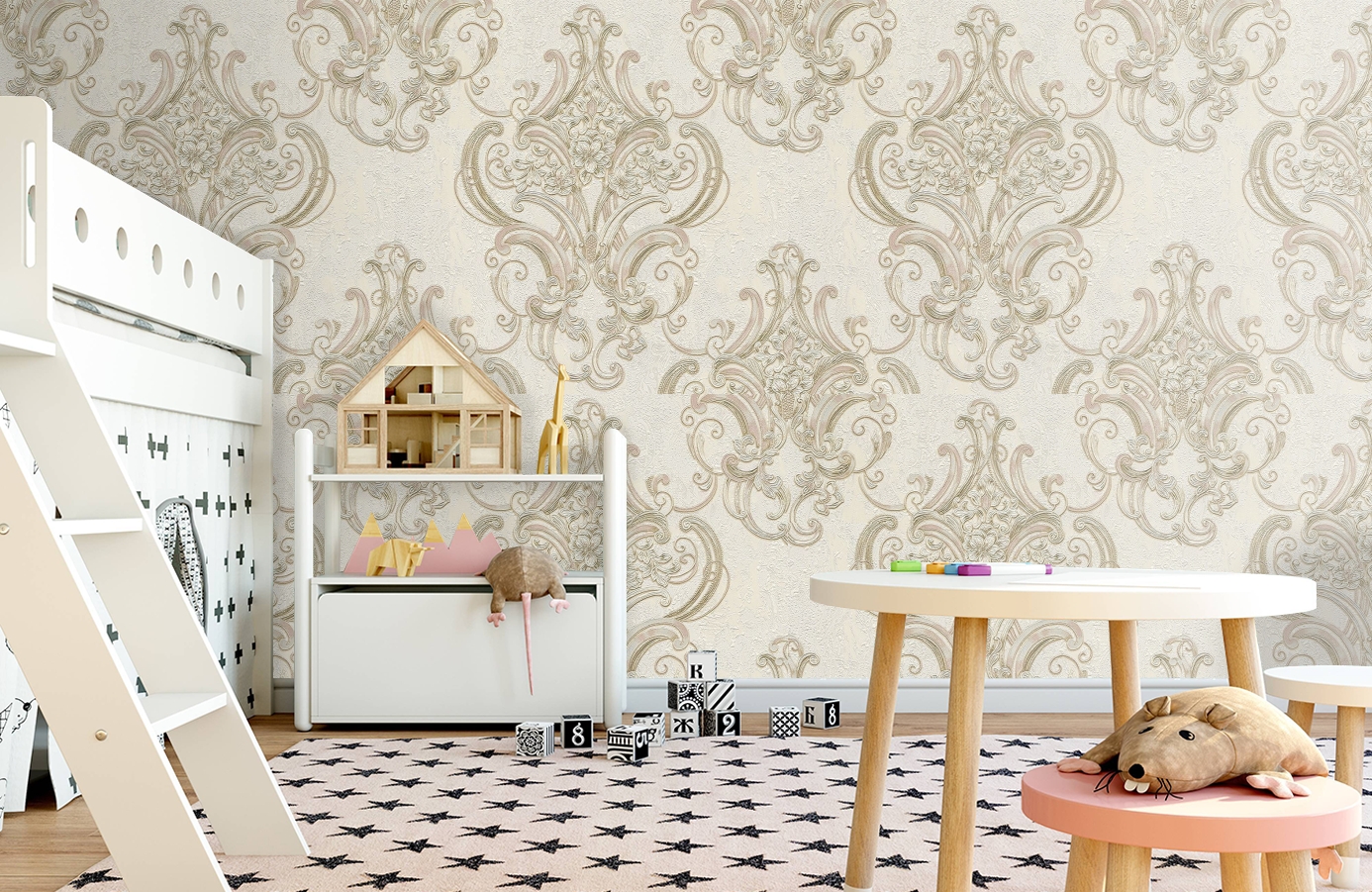 Обои 83422 фото в интерьере детская