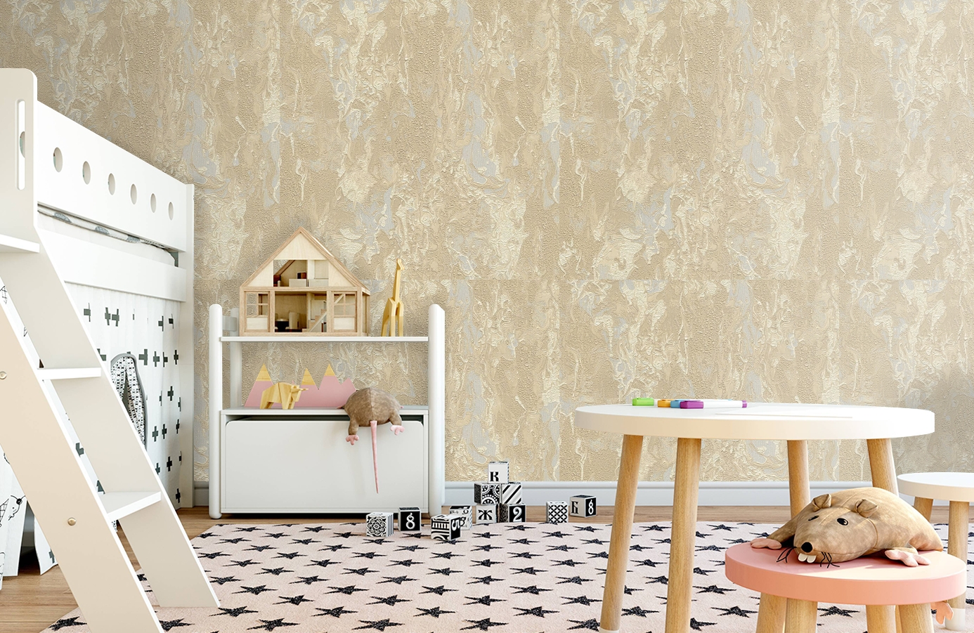 Обои 83442 фото в интерьере детская