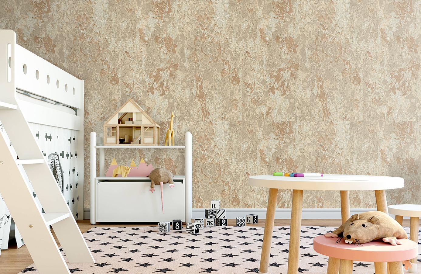 Обои 83443 фото в интерьере детская