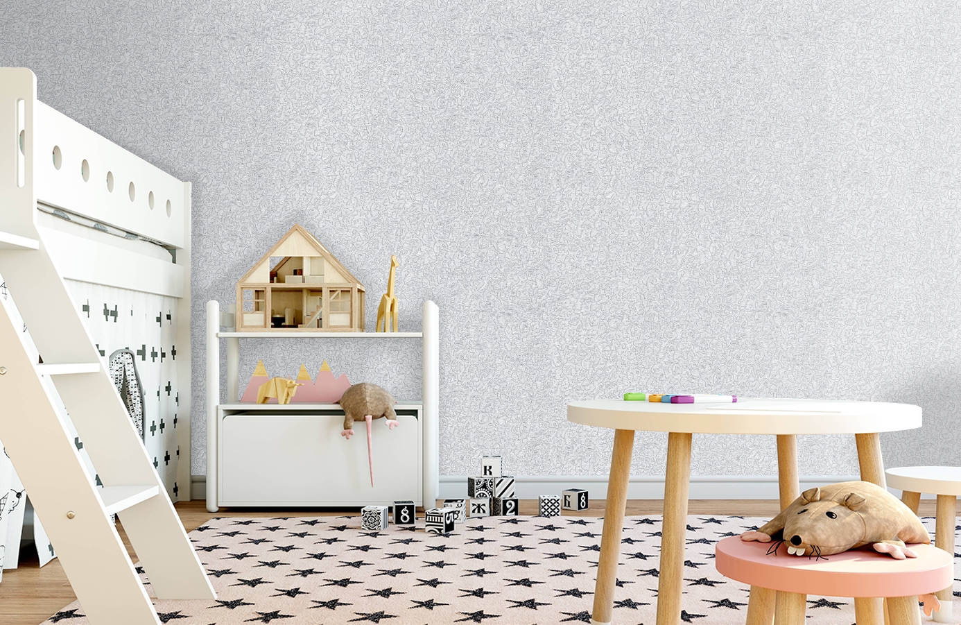 Обои 83466 фото в интерьере детская