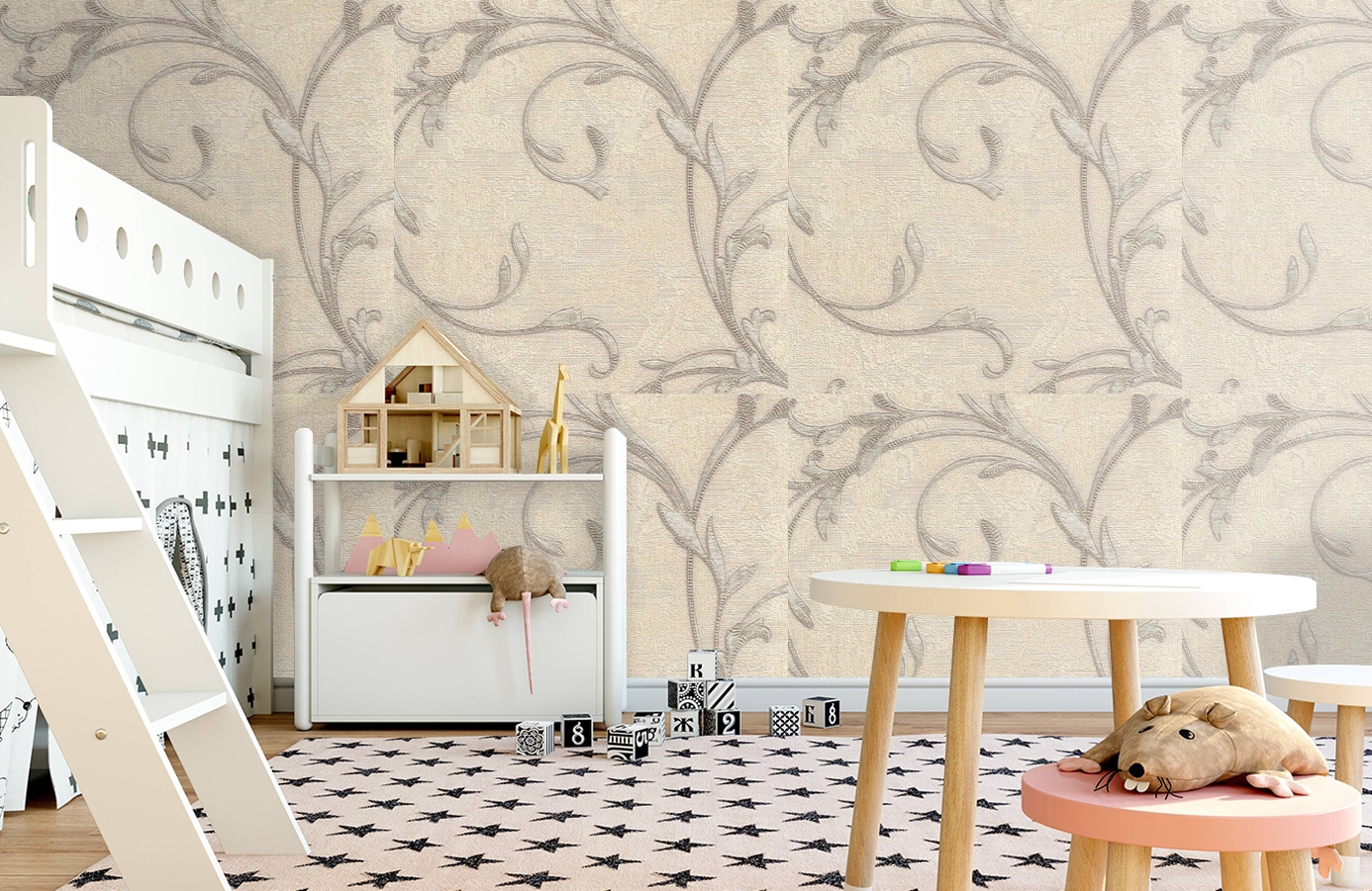 Обои 60193 фото в интерьере детская Обои 60193 фото в интерьере детская