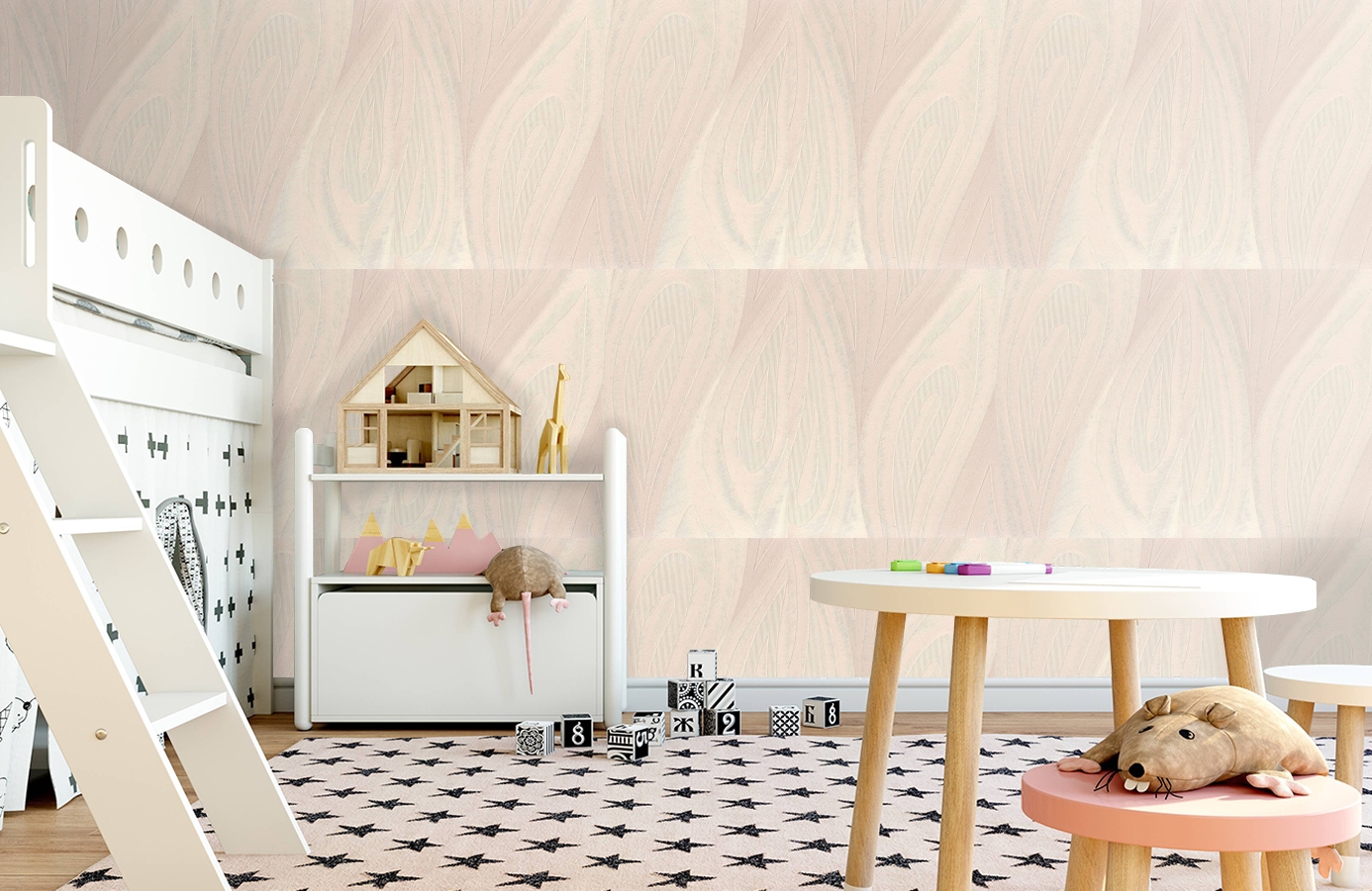 Обои 7005-00 фото в интерьере детская Обои 7005-00 фото в интерьере детская