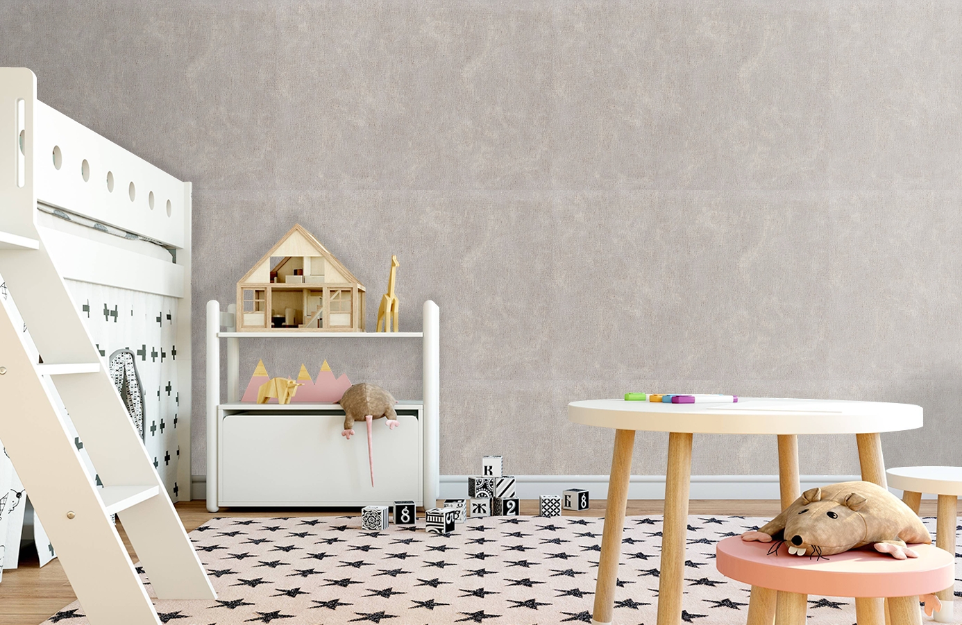 Обои 7059-21 фото в интерьере детская