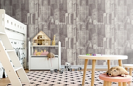 Обои 7062-18 фото в интерьере детская превью