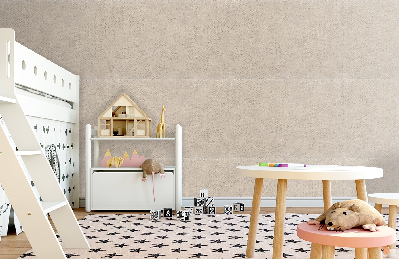 Обои 7065-02 фото в интерьере детская Обои 7065-02 фото в интерьере детская