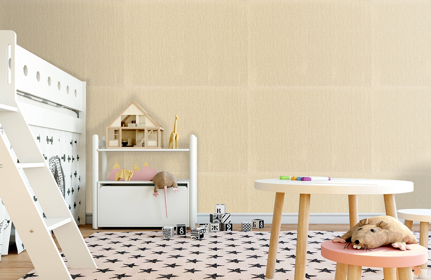 Обои 7067-01 фото в интерьере детская Обои 7067-01 фото в интерьере детская