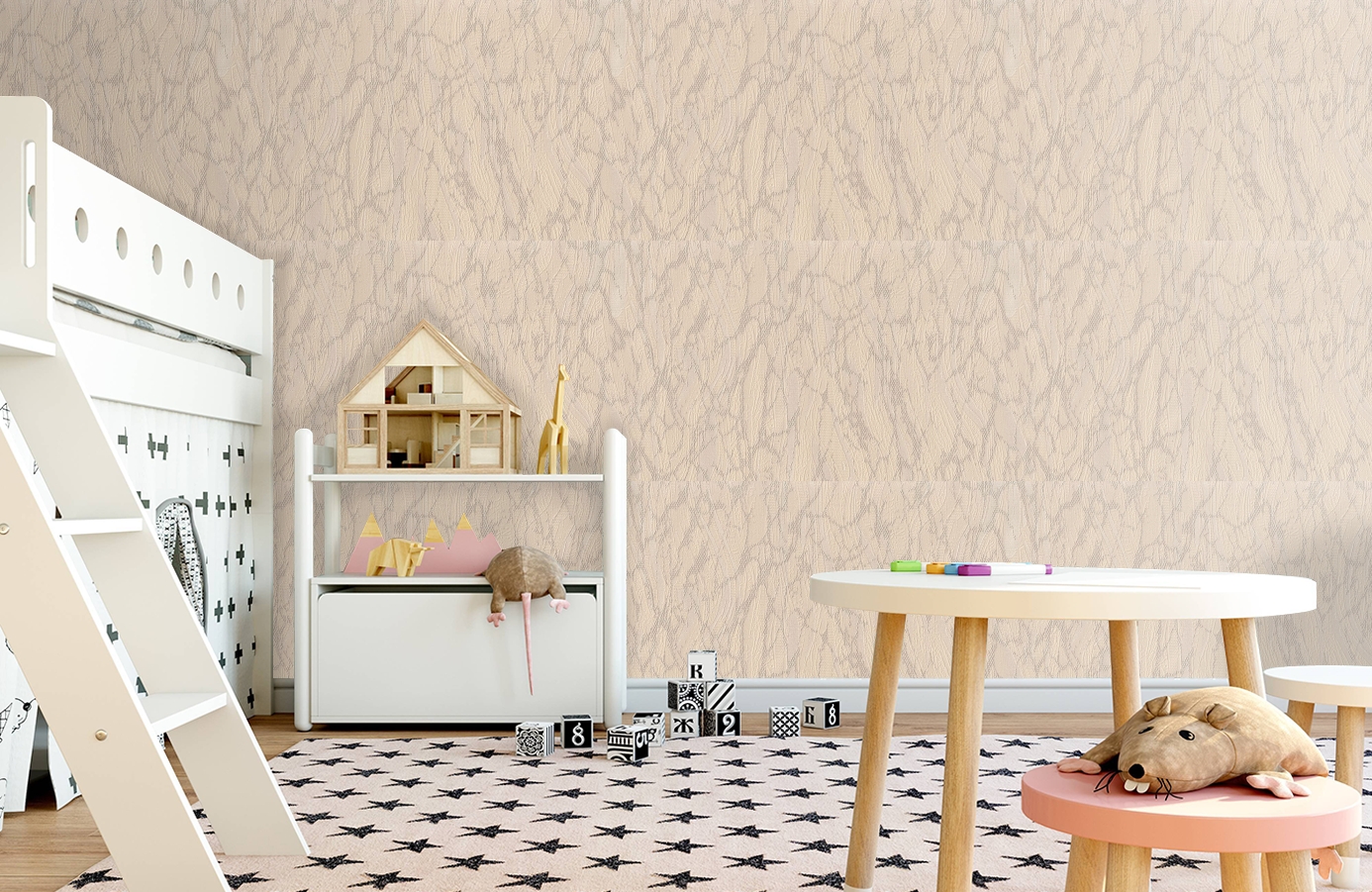 Обои 7083-02 фото в интерьере детская Обои 7083-02 фото в интерьере детская