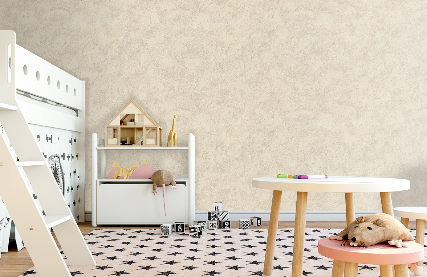 Обои 7085-02 фото в интерьере детская