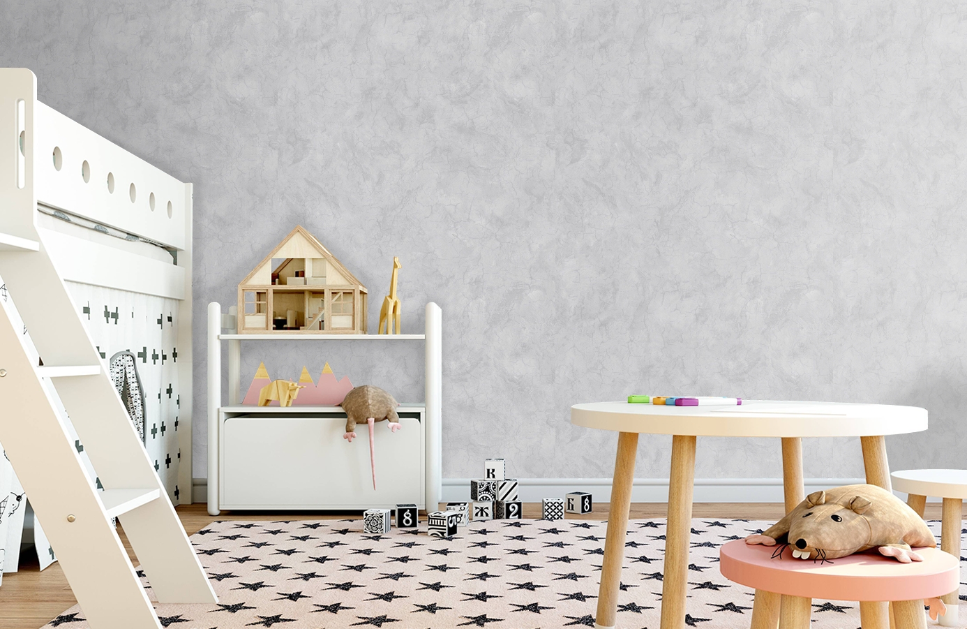 Обои 7160-02 фото в интерьере детская