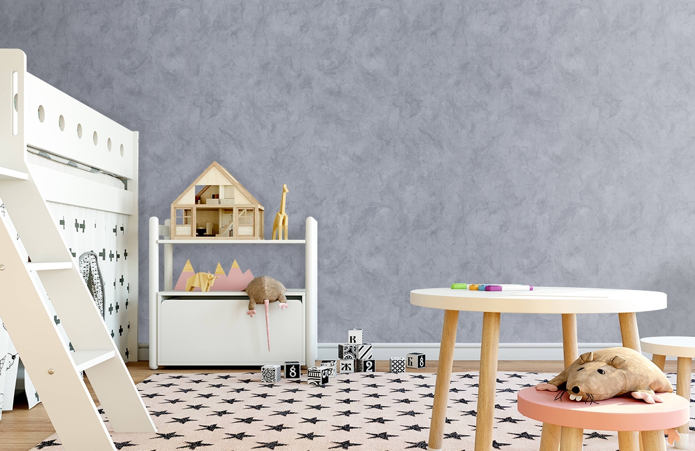 Обои 7160-23 фото в интерьере детская