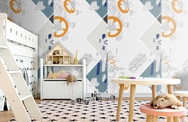 Обои E-D-007A фото в интерьере детская превью