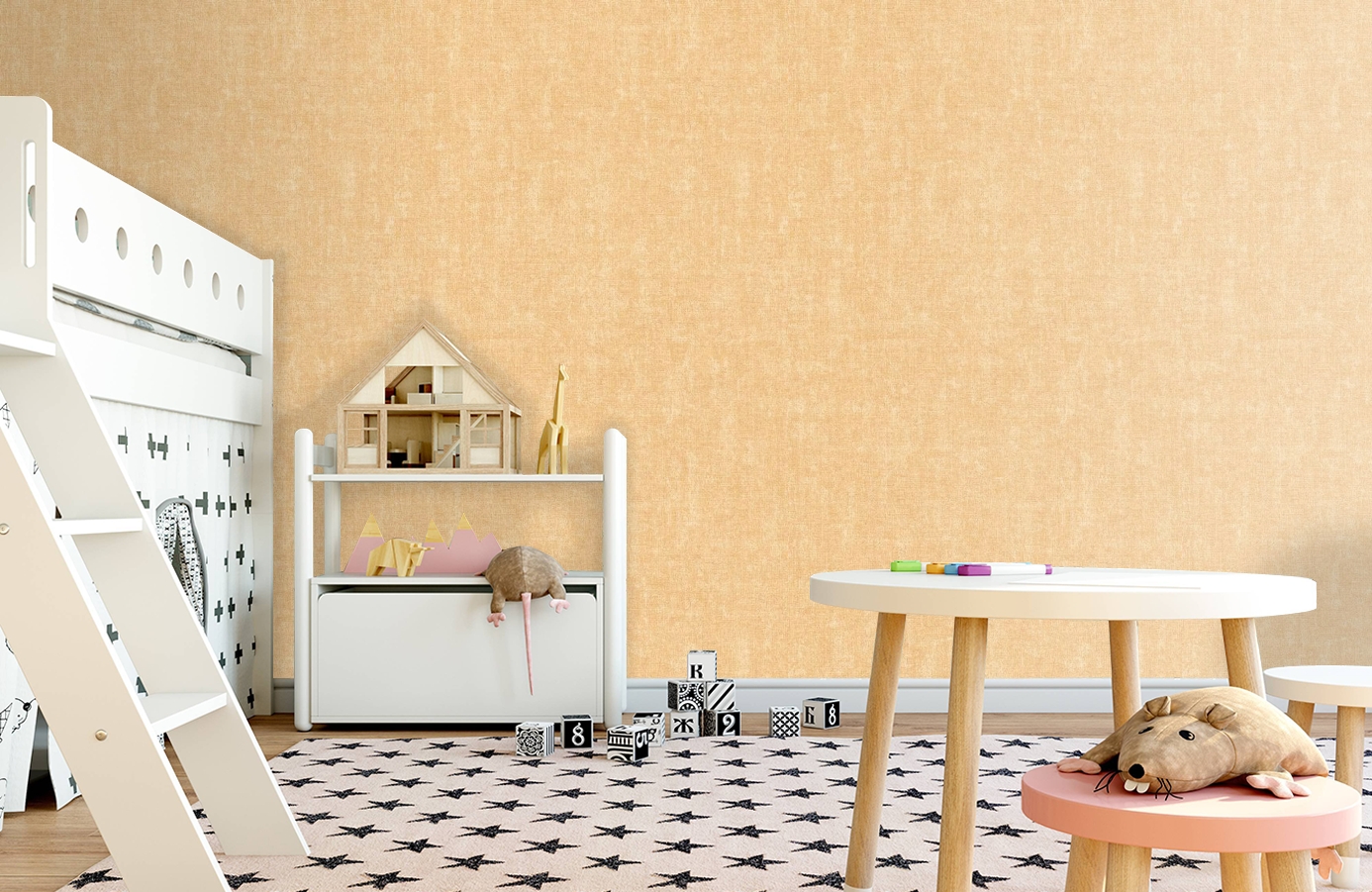 Обои VB1002 фото в интерьере детская