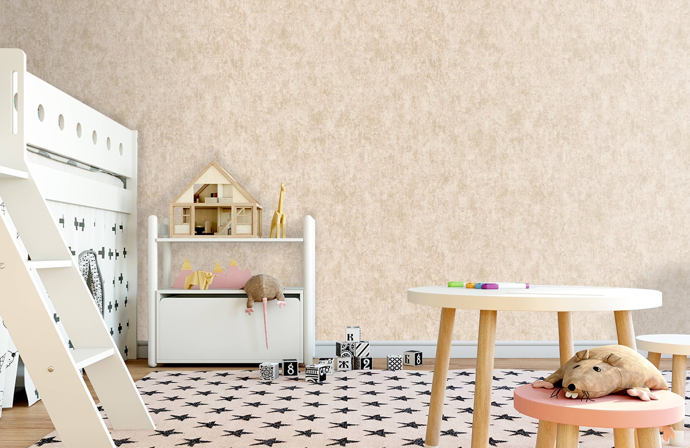 Обои VB1110 фото в интерьере детская